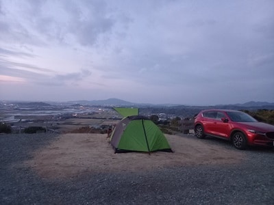 雲仙　有明海を望む