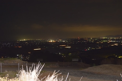 草枕山荘キャンプ場　夜景